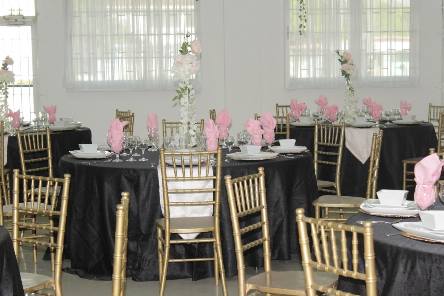 Grand Hall decorated tables