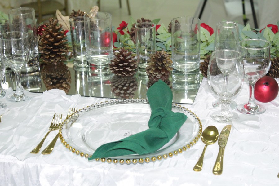 Grand Hall place setting